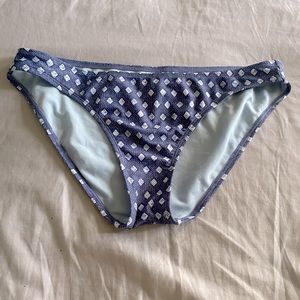 Womens Blue Bikini bottoms